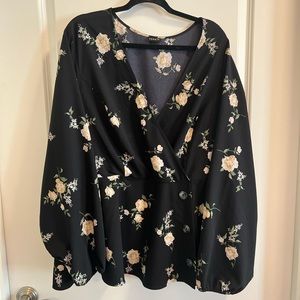 Plus size Floral blouse